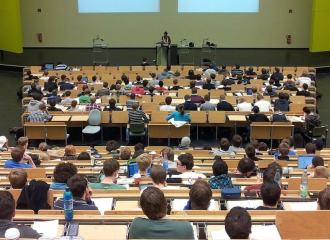 University Lecture Theatre Audience